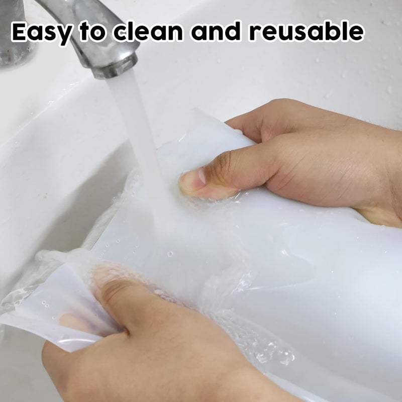 CODOHI Stop Stencil, 24" Tall Letters for Pavement – Foldable Silicone Reusable Stencil for Asphalt & Concrete – 32"x82" Outer Size, 1mm Thickness – Ideal for Painting Stop Signs & Pavement Lines - Image 4